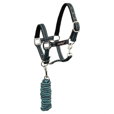 Afbeelding van Premiere XS Halsterset musketonhaak Pony Donkerblauw