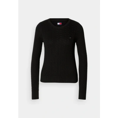 Afbeelding van Tommy Jeans Trui &#039;ESSENTIAL&#039; zwart