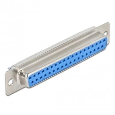 Afbeelding van Delock D Sub 37 pin aansluiting metaal, soldeerversie, 4 stuks Deloc