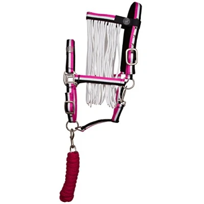 Afbeelding van Imperial Riding Halsterset Met Vliegenfrontriem Roze Shet