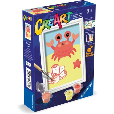 Afbeelding van Ravensburger CreArt Trendy Crab Schilderen op Nummer