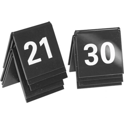 Afbeelding van tafelnummer set (21 30), 880112, HVS Select