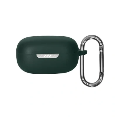 Afbeelding van kwmobile cover voor oordopjes case geschikt JBL Live Pro 2 TWS Trendy beschermhoes draadloze in donkergroen