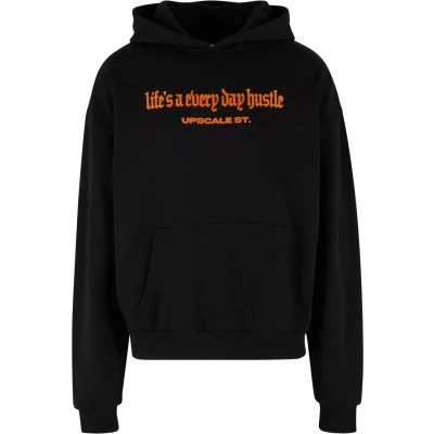 Afbeelding van Upscale by Mister Tee Hustle Ultra Heavy Hoodie, Heren, Maat: Small, Black