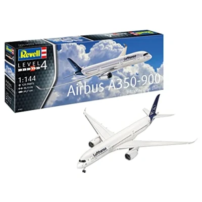 Afbeelding van 1:144 Revell 03881 Airbus A350 900 Lufthansa New Livery Plastic Modelbouwpakket