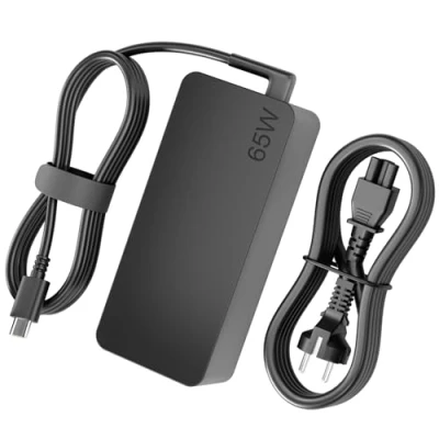 Afbeelding van 65W USB C/Type C Laptop Charger Adapter for Lenovo Yoga Chromebook Series, ThinkPad t480, C930 13, S730 X1 Carbon, Type Power HP Series 20V 3.25A with Cord