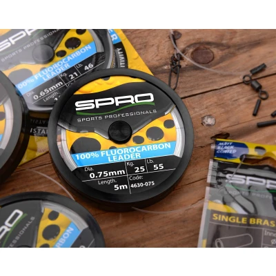 Afbeelding van Spro 100% Fluorocarbon Leader Maat : 5m 0.85mm 32 kilo