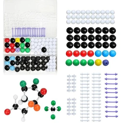 Afbeelding van Zhongguoqiaomao Moleculair model moleculaire bouwdoos chemie voor anorganische en organische structuren atoomlink modelset leerlingen