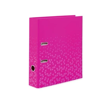 Afbeelding van HERMA 20126 ordner A4 kleur roze, 7 cm breed, motief kartonnen map met interne print voor school &amp; kantoor, stabiele kinderringband van karton jongens en meisjes