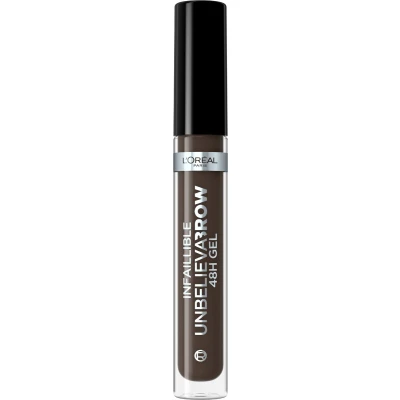 Afbeelding van L&#039;Oréal Paris Unbelieva Brow 108 Dark Brunette Bruin Waterproof Wenkbrauwgel 3.4 ml,