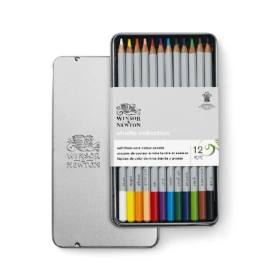 Afbeelding van Winsor&amp;Newton Studio Collection Kleurpotloden Set 12