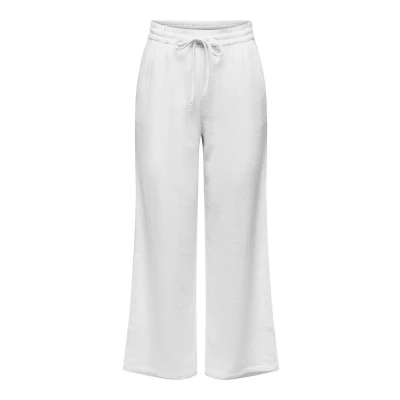 Afbeelding van JDY Jdytheis LIFE WIDE PANT Broek, Dames, Maat: Mx32, Cloud dancer