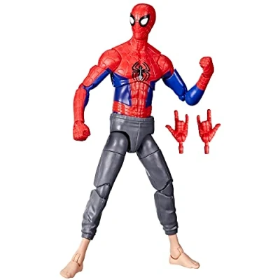 Afbeelding van Hasbro F3852 Legends Series Spider Man Across The Spiderverse (Part One) 15 cm grote Peter B. Parker figuur 2 accessoires Meerkleurig