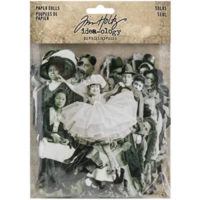 Afbeelding van Idea ology Paper Dolls 83 stuks Tim Holtz