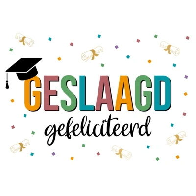 Afbeelding van Kaart Daisy Geslaagd DSY054 A