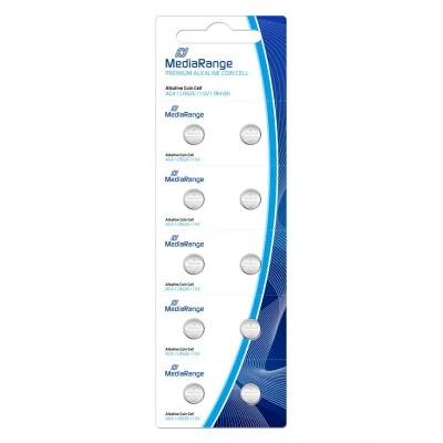 Afbeelding van MediaRange Premium Alkaline Batterij Knoopcel AG4 / LR626 V377 Pack 10
