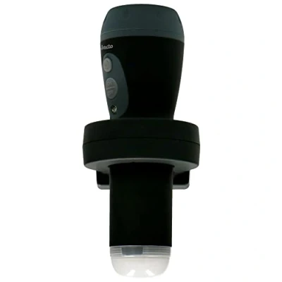 Afbeelding van Alecto ATL 110ZT Oplaadbare LED zaklamp / automatisch nachtlampje, zwart Black