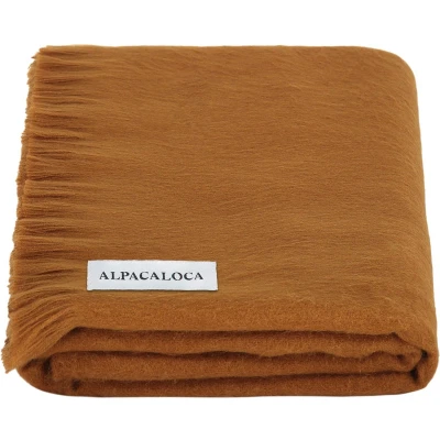 Afbeelding van Alpaca Wol Enkelzijdige Sjaal 200 x 65 cm Camel