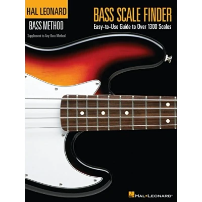 Afbeelding van Bass scale finder guitare basse: Easy to Use Guide Over 1,300 Scales 9 Inch. X 12 Edition