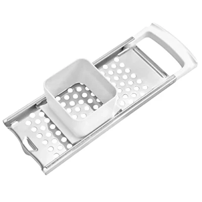 Afbeelding van Fackelmann ARCADALINA, spätzle schaaf, professionele schaaf klassiek, van roestvrij staal, voor korte (kleur: wit/zilver), hoeveelheid: 1 stuk, 32x11x7cm