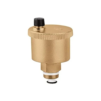 Afbeelding van Caleffi automatische snelontluchting MINICAL 1/2 inch AG met afsluiting, afsluitklep 502140,messing