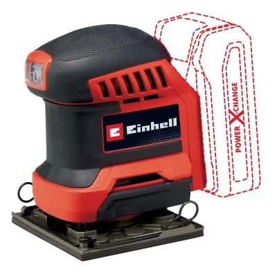 Afbeelding van Einhell accu Vlakschuurmachine TE OS 18/113 Li Solo Power x Change 18 V/Li ion Schuuroppervlak: 113 101 mm Incl. 2 vellen schuurpapier Excl. en lader