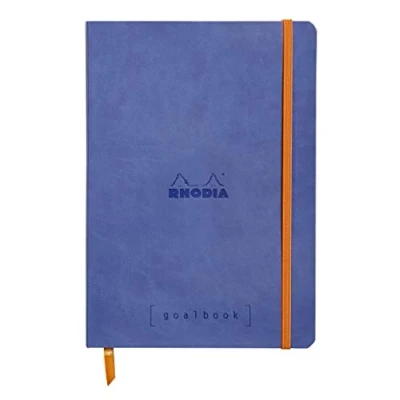 Afbeelding van Bullet journal rhodia a5 60vel dots saffierblauw 1 stuk