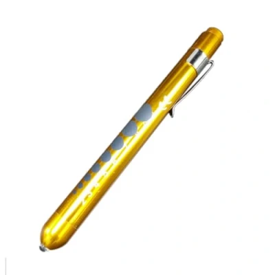 Afbeelding van Mini Pen Torch Light Diagnostic Medische Penlight, Herbruikbare LED Penlight Zaklamp voor Thuis Outdoor Arts Verpleegkundige EMT Emergency (Goud, 1 Pack)