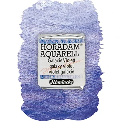 Afbeelding van Schmincke HORADAM® AQUARELL, super Granulatie, 14 972 044 Galaxy Violet, 1/2 bakjes, zeer sterk granulerende kleuren, fijnste, aquarelverf