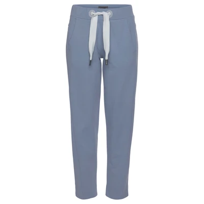 Afbeelding van Elbsand Sweatbroek Brinja met logoprint op de tailleband en zakken, joggingbroek, loungebroek