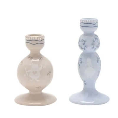 Afbeelding van Disney Alice In Wonderland Set Van 2 Taper Kaarsenhouders