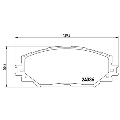 Afbeelding van Brembo Remblokset P 83 082