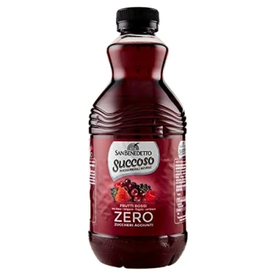Afbeelding van 12x San Benedetto Succoso rode vruchten zero PET zonder suiker 90cl vruchtensap
