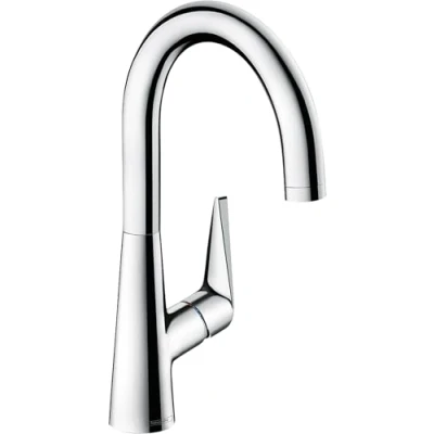 Afbeelding van Hansgrohe Talis S keukenkraan 220 met hoge draaibare uitloop instelbaar 110, 150 of 360 chroom