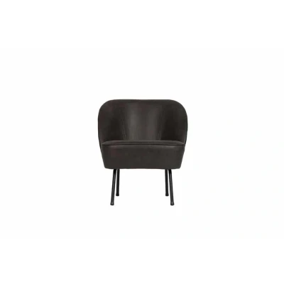 Afbeelding van BePureHome Vogue fauteuil eco Leer zwart