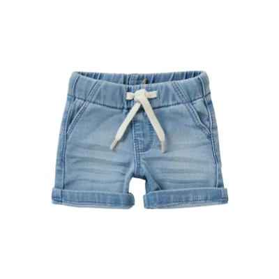 Afbeelding van Noppies Jongen Shorts Bayport Light Blue Wash 74