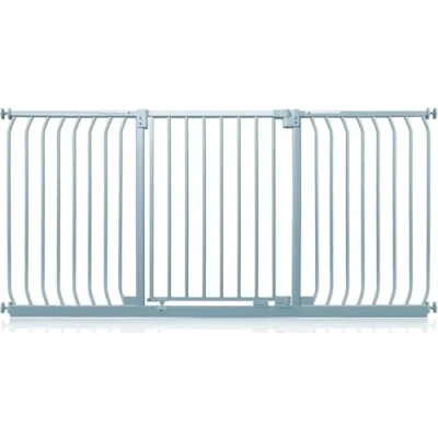 Afbeelding van Safetots Elite Veiligheidshekje Assortiment, 179cm 188cm (72 opties beschikbaar), Mat Grijs, Drukbevestiging Traphekje, Babyhekje voor Deuren, Gangen en Ruimtes, Veiligheidsbarrière, Eenvoudige Installatie