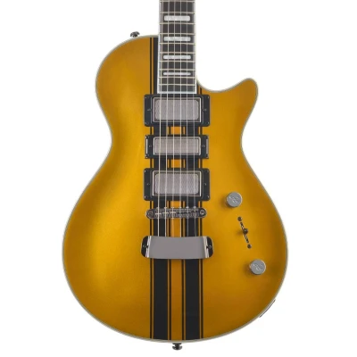Afbeelding van Hagstrom Ultra Max Special Blockbuster Yellow Metallic