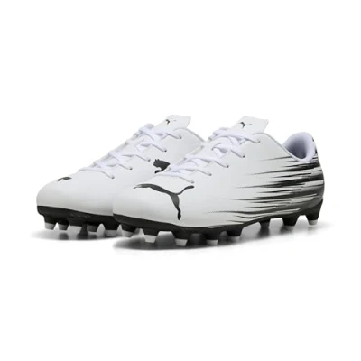 Afbeelding van Puma Attacanto II Voetbalschoenen met Kunststof noppen voor kinderen, Maat: 29, White/black