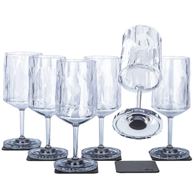 Afbeelding van Silwy Reusable Magnetische Wijnglazen 0,2L (set a 2)