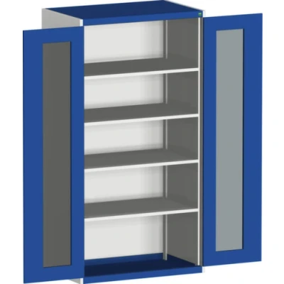 Afbeelding van Zware kast met transparante deuren Cubio Bott