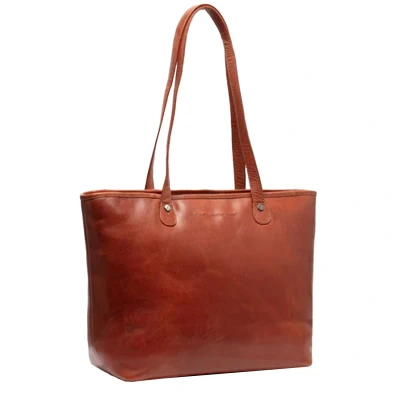 Afbeelding van The Chesterfield Brand Ferrera Shopper Tas Leer 38 cm Laptop compartiment