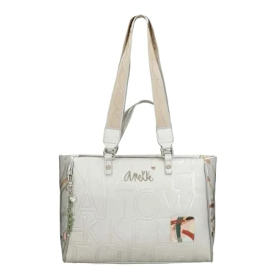 Afbeelding van Anekke Schoudertas Handtas Alma Smart Tote Bag Multicolor Zilverkleurig