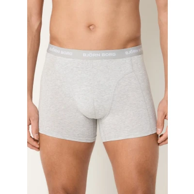 Afbeelding van Björn Borg heren Boxershorts met logoband in 5 pack de kleur Donkerblauw, maat: S