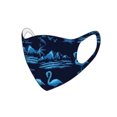 Afbeelding van Mondkapje Flamingo One Size Uitwasbaar 1ST