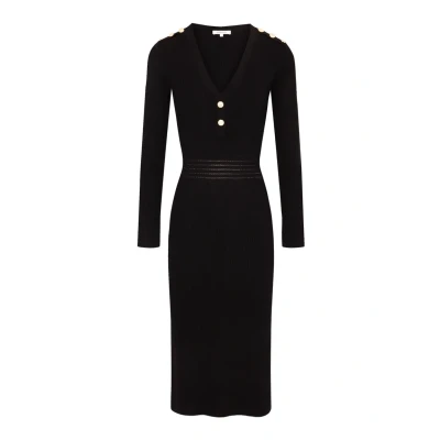Afbeelding van MORGAN Jurk met lange mouwen, Zwart, XS