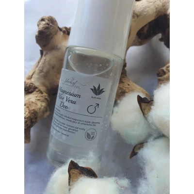Afbeelding van Natuurlijke Magnesium en Aloe Vera deodorant roll on FRESH geur meest gevoelige huid doeltreffend 50ml