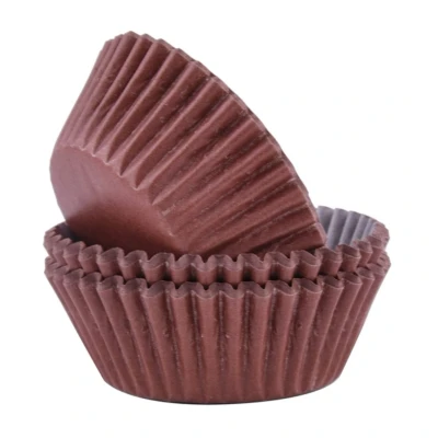 Afbeelding van Cupcake Cups PME Chocolade Bruin 60 stuks