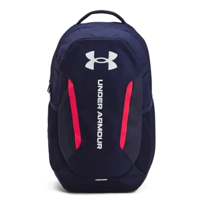 Afbeelding van Under Armour unisex adult Hustle 6.0 Rugzak Rugzak, (412) Midnight Navy / Wit, One Size,