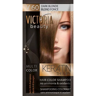 Afbeelding van Victoria Beauty Haarverf Shampoo V60 Dark Blonde 40 ml